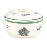 Spode Christmas Tree Round Covered Deep Dish Casserole by Spode