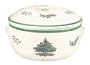 Spode Christmas Tree Round Covered Deep Dish Casserole