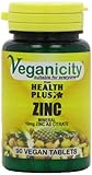 Veganicity Zinc General Health Supplement 10mg 90 Tablets