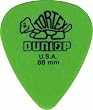 Dunlop Standard Tortex Picks, 12 Pack, Green, .88mm