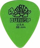 Dunlop Standard Tortex Picks, 12 Pack, Green, .88mm