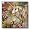 A magical unicorn peers out from a floral enchanted realm in this artwork - 10x10 Wall Clock