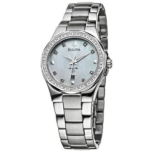 Bulova Women’s Diamond Marine Star Watch #96R58