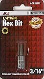 Ace 1/4 Drive Hex Bit Socket (29197A)