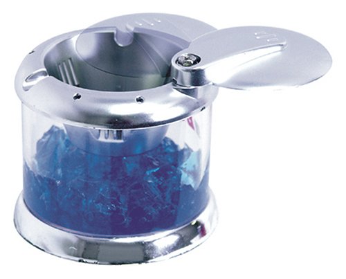 American Auto Accessories EV-0402 Air Freshener EVO Blue W/Ash Tray & LED Lemon