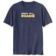 T-Shirt Navy Blue " Trust Me I Am Roadie Occupations