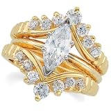 14K Yellow Gold Diamond Ring Guard (0.50 ctw, G-H, SI1)