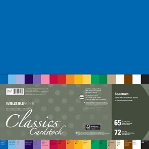 Wausau Creative Collection Classics Specialty Cardstock Starter Kit, 12 X 12 Inches, 72 Count... by 