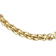 14kt Yellow Gold Hollow Rolo Fashion Bracelet
