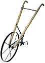 Earthway 6500W High Wheel Garden Cultivator with 24-Inch Steel Wheel and Wood Handle