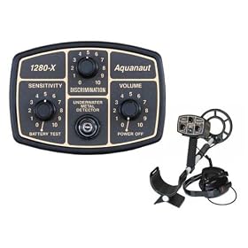 Fisher 1280-X Aquanaut Metal Detector with 10" Search Coil