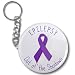 EPILEPSY Awareness Out of the Shadows 2.25 inch Button Style Key Chain