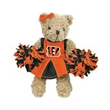 DDI NFL Cheerleader Bear - Cincinnati Bengals Case Pack 16