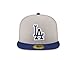 MLB Los Angeles Dodgers Batting Practice 59Fifty Baseball Cap, Royal/White
