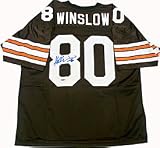 Kellen Winslow Autographed / Signed Cleveland Browns Jersey