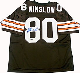 Kellen Winslow Autographed / Signed Cleveland Browns Jersey