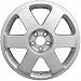 00-02 AUDI TT ALLOY WHEEL RIM 17 INCH, Diameter 17, Width 7.5 (6 SPOKE, SILVER), 32mm offset, BRIGHT SILVER, 1 Piece Only, Remanufactured (2000 00 2001 01 2002 02) ALY58728U20
