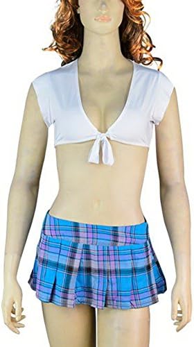 Dearyou Womens School Uniform Nightwear Dress G-String Sexy Cosplay Lingerie