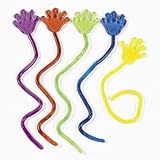 Vinyl Glitter Sticky Hands 1 1/4" (6 dz)