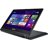 2015 Newest Model Asus Flip 2-in-1 (Laptop or Tablet) 13.3-inch Touchscreen Convertible Notebook(Latest 5th Gen Intel Broadwell Core i5-5200U processor 3MB L3 cache and 2.2GHz, 8GB DDR3 memory, 500GB HDD, LED HD 1366 x 768 Touch Display, Bluetooth, HDMI, Backlit Keyboard, Windows 8.1 64-bit, Black)