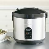 Wolfgang Puck 10-Cup Rice Cooker with Recipe Cards