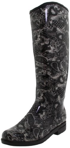 dav Womens English Paisley Knee-High Boot