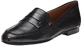 Nine West Women's Linear Leather Penny Loafer,Black,9 M US