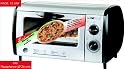 Clatronic PO 2790 Mini-Pizza-Ofen 12 L silber-schwarz
