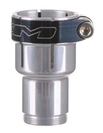 Buy CCM Angel Heli Clamp Mid Rise Feed Neck - Silver Black by CCM