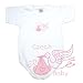 BABY BODYSUIT WHITE  PINK STORK CZECH  CZECH REPUBLIC 18 - 24 Months