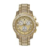 Aqua Master Mens Masterpiece Diamond Watch with Diamond Bezel and 14-Link Diamond Bracelet, 24.00...