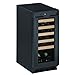 24 Bottle Triple Zone Wine Refrigerator Finish: Black