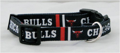 Chicago Bulls NBA Pet Collar Adjustable 5/8 Web (X-Small)