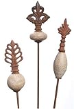 Eigenschaften HDG  / 3ER SET RANKHILFE ROSENSTAB STONE 100 CM GARTENSTICK GARTENDEKO