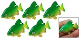 Como Decorative Aquarium Tank Plastic Floating Fish Set of 5 image