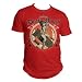 Five Finger Death Punch - Bomber Girl Mens T-Shirt In Red, Size: Small, Color: Red