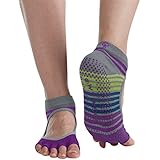 Gaiam Grippy Toeless Yoga Socks (Mary Jane)