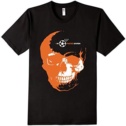 Men's Skull No Fuchs Given Tshirt, only black, limited edition XL Black