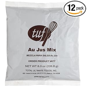 Total Ultimate Foods Au Jus Gravy Mix, 8-Ounce Units (Pack of 12) by Total Ultimate Foods