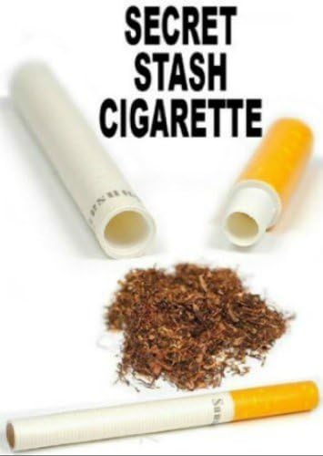 18 Pack CIGARETTE SECRET STASH BOX Diversion Safe RX Pill Hidden Compartment Container