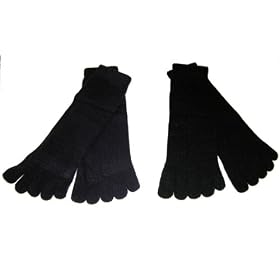 Riverstone Goods Men's Toe Socks Two-Pack Black & Navy