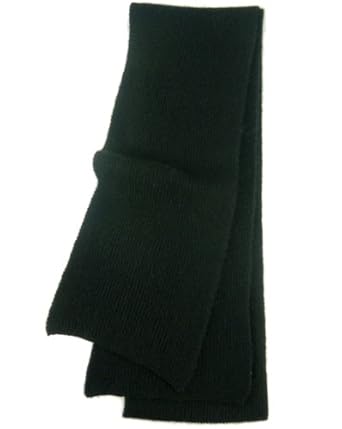 Pure Cashmere Scarf In Black For Man