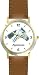 Appaloosa - JP - Horse - WATCHBUDDY&reg; DELUXE TWO-TONE THEME WATCH - Arabic Numbers - Brown Leather Strap-Children's Size-Small ( Boy's Size & Girl's Size )