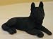 German Shepherd (Black) Figurine, Apprx 7 Inches (K-9 Kreations Dog Sculpture)