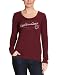 TOM TAILOR Damen Langarmshirt 10222690070/casual printed longsleeve, Gr. 38 (M), Violett (5312)
