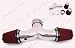 97 98 99 00 Corvette C5 5.7 V8 Dual AIR Intake + RED Filter Srdch2r