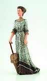 DOLLS HOUSE RESIN DOLL EDWARDIAN LADY 1/12TH