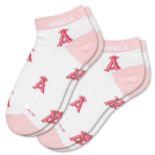MLB Los Angeles Angels Women's Pink Socks (2 Pack)