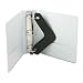 Wilson Jones 363 Line Basic Plus Locking Round Ring View Binder, 3" Capacity, 8.5" x 11" Sheet Size, White (W363-49WA)