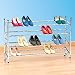 STACKING CHROME SHOE RACK